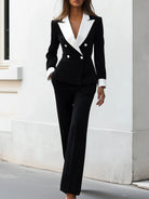 Camille | Monochrome Tailored Pant Suit - Lumina Vancouver - Lumina Vancouver