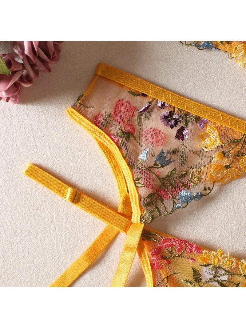 Daisy | 3-Piece French Lingerie Set