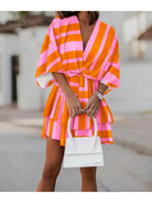 Valeria - Bohemian Floral Mini Dress