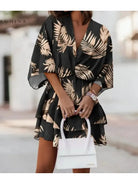 Valeria - Bohemian Floral Mini Dress