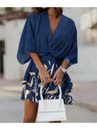 Valeria - Bohemian Floral Mini Dress