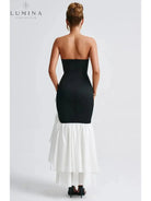 Riviera | Sleeveless Slit Ruffle Maxi Dress