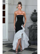 Riviera | Sleeveless Slit Ruffle Maxi Dress