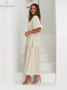 Avalon - Dress with Puff Sleeves