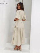 Avalon - Dress with Puff Sleeves