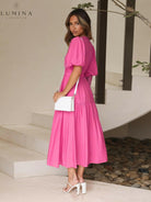 Avalon - Dress with Puff Sleeves