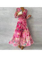 Emily - Elegant Floral Dress