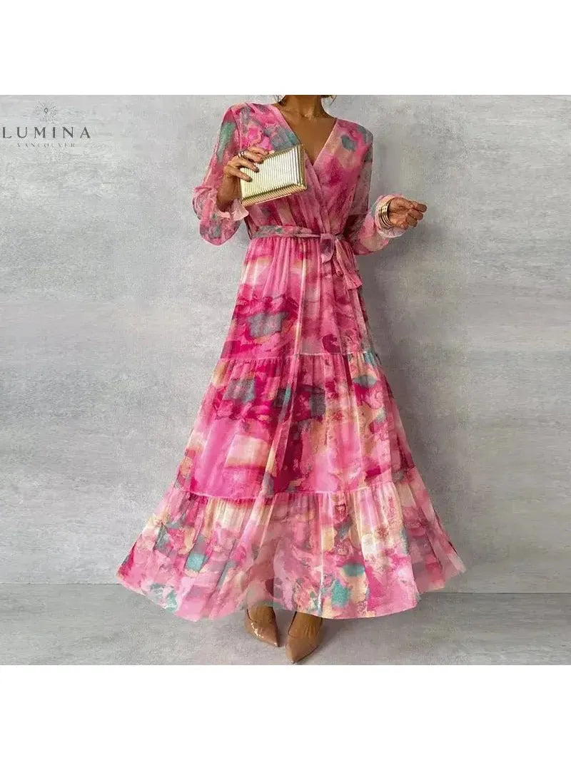 Emily - Elegant Floral Dress