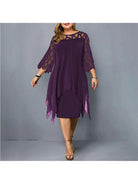 Annika | Plus Size Midi Dress