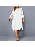 Annika | Plus Size Midi Dress